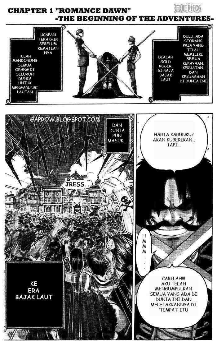 One Piece Chapter 1 1