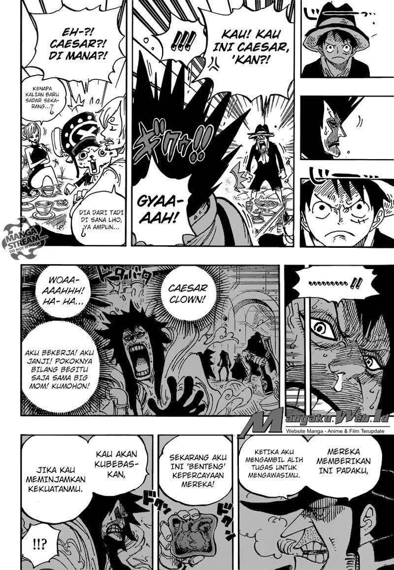 One Piece Chapter 858 Gambar 14