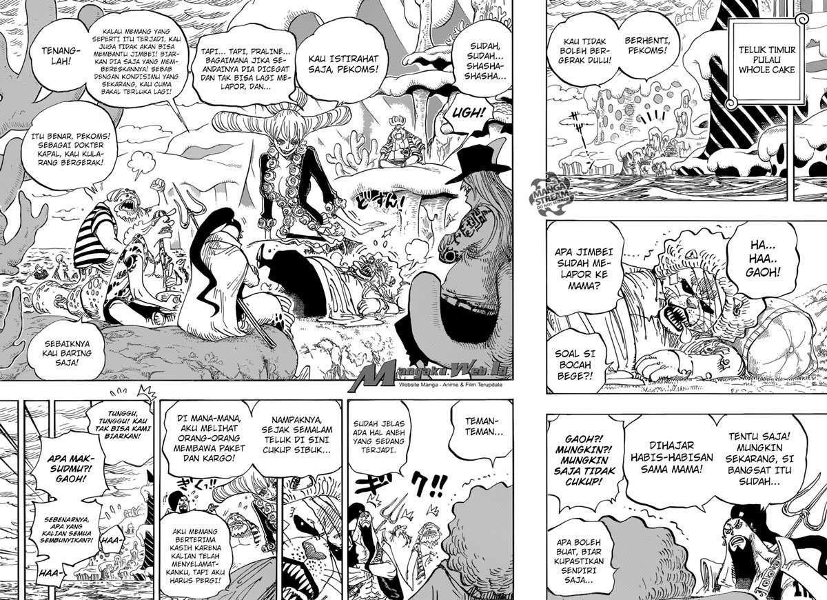One Piece Chapter 858 Gambar 4