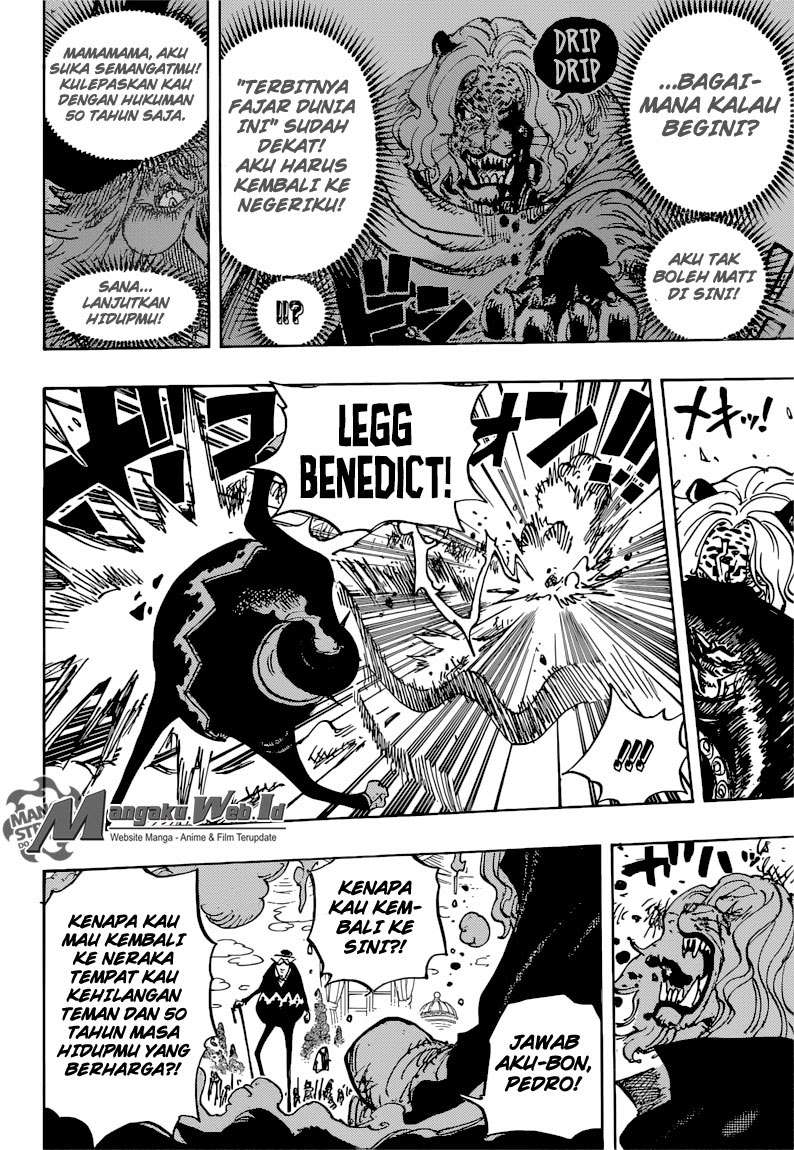 One Piece Chapter 850 Gambar 12