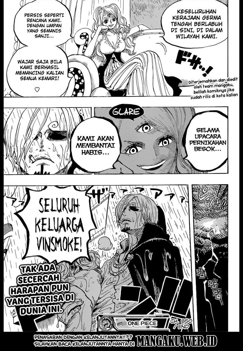 One Piece Chapter 850 Gambar 19