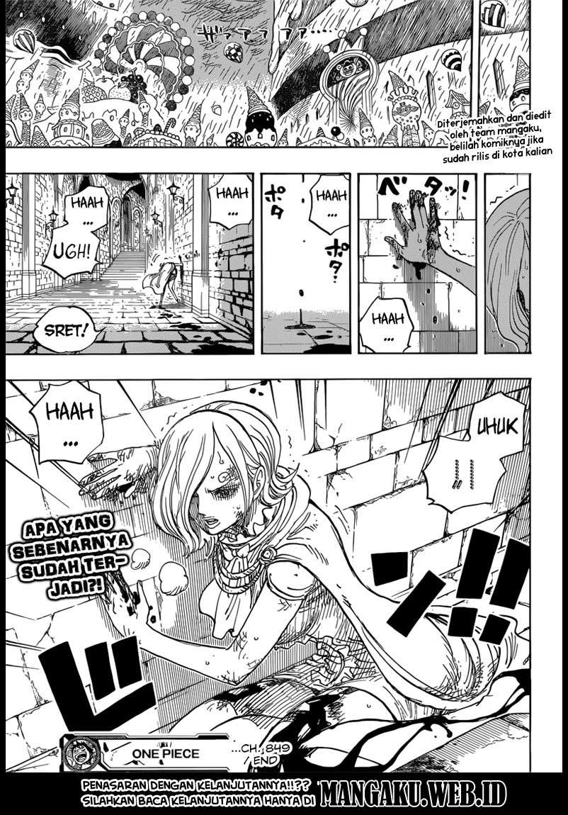 One Piece Chapter 849 Gambar 18