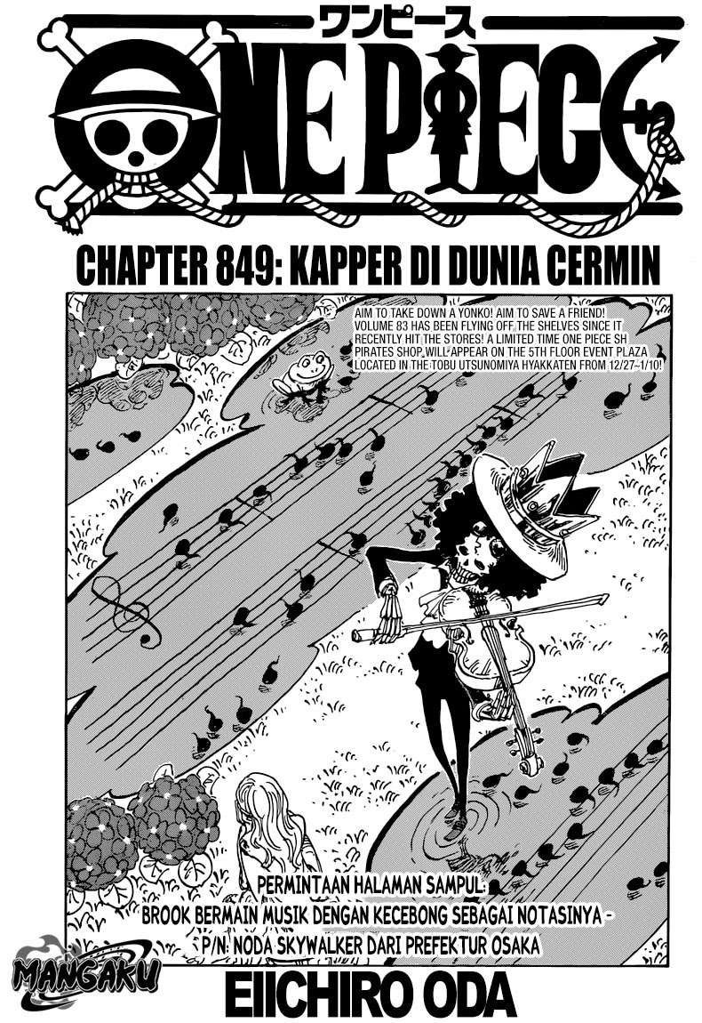 Baca Manga One Piece Chapter 849 Gambar 2