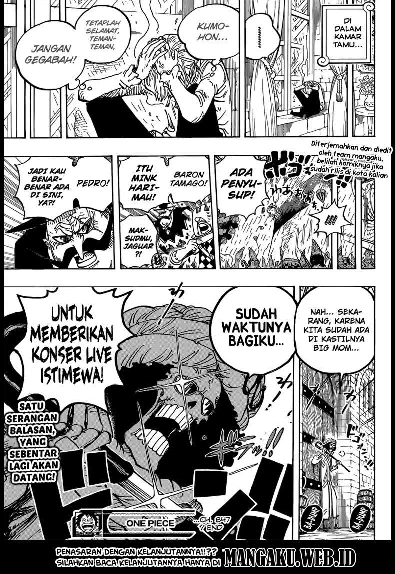 One Piece Chapter 847 Gambar 18