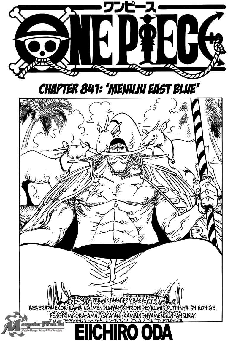 Baca Manga One Piece Chapter 841 Gambar 2