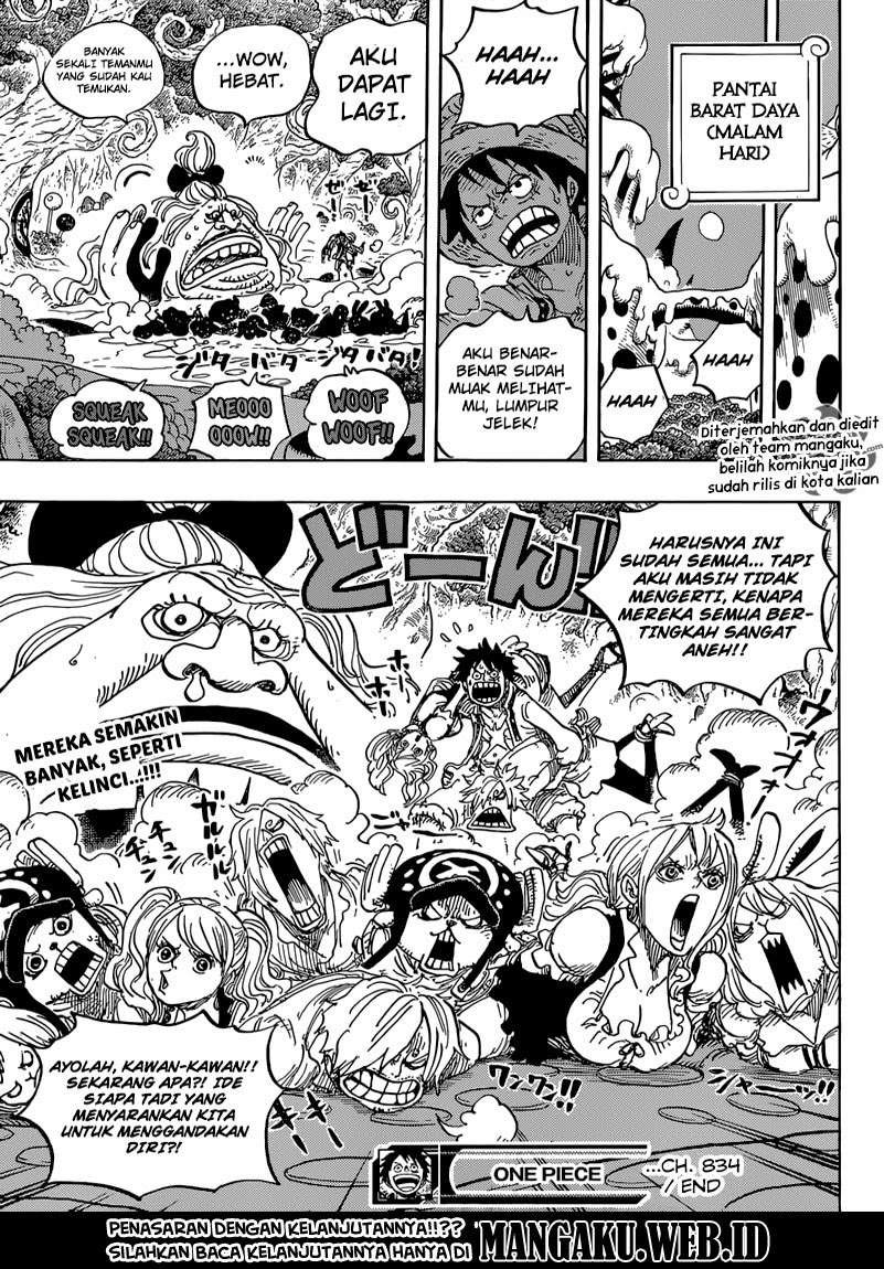 One Piece Chapter 834 Gambar 18