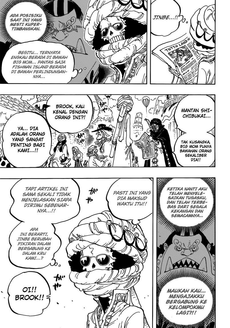 One Piece Chapter 834 Gambar 6