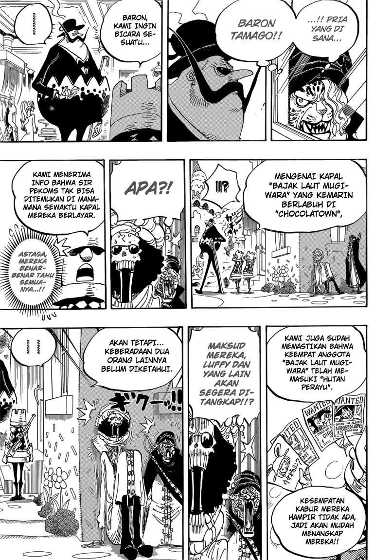 One Piece Chapter 834 Gambar 8