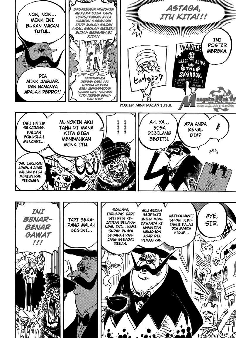 One Piece Chapter 834 Gambar 9