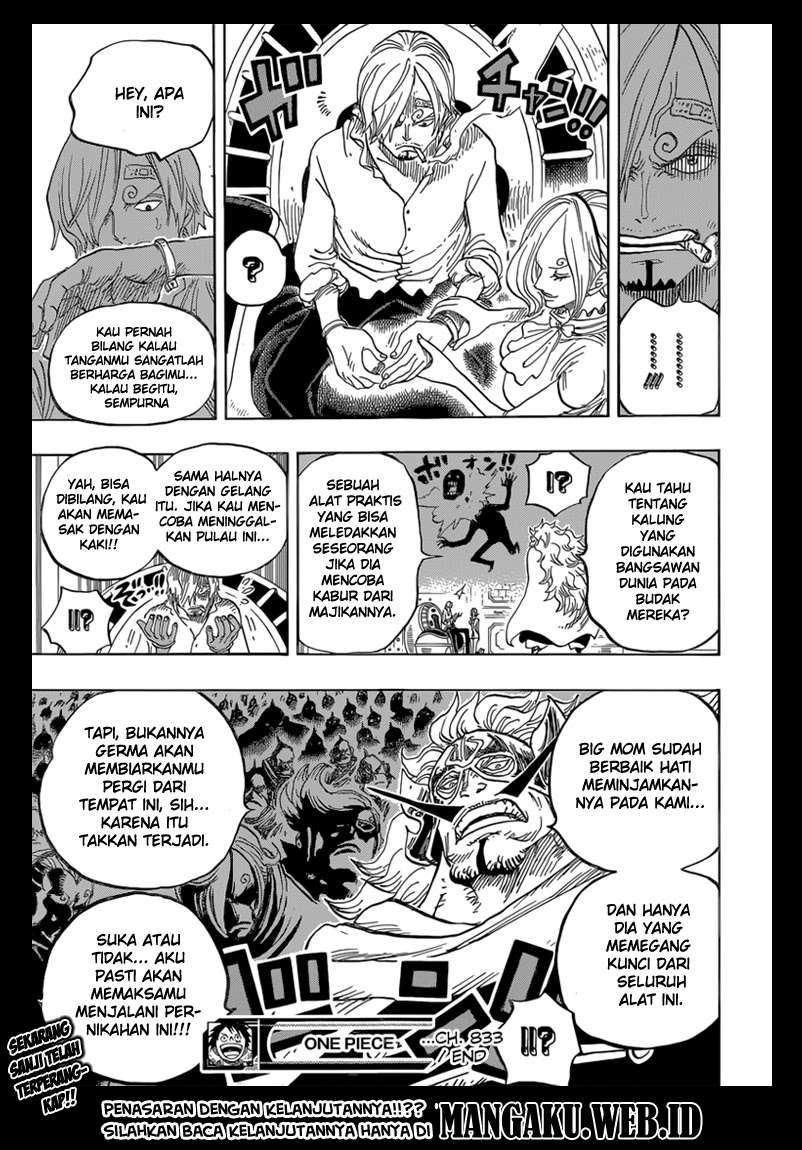 One Piece Chapter 833 Gambar 19