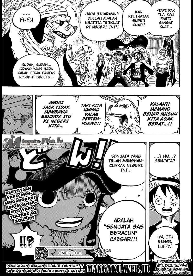 One Piece Chapter 808 Gambar 19