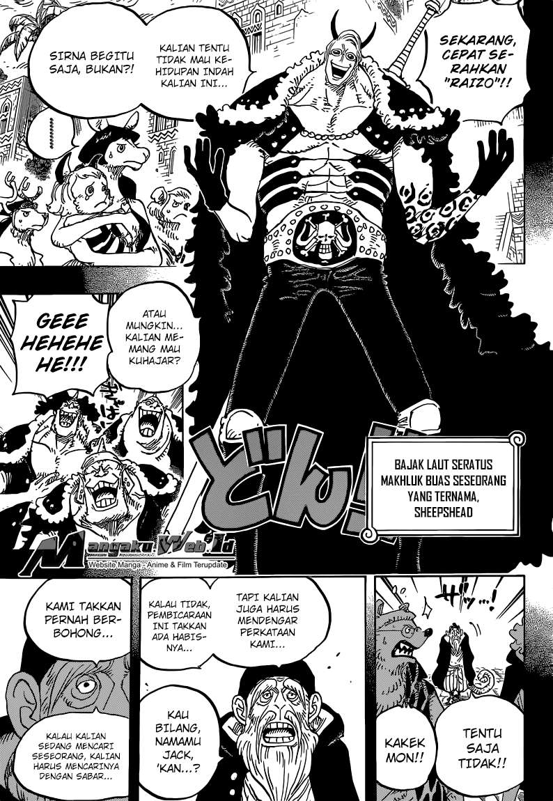 One Piece Chapter 808 Gambar 8
