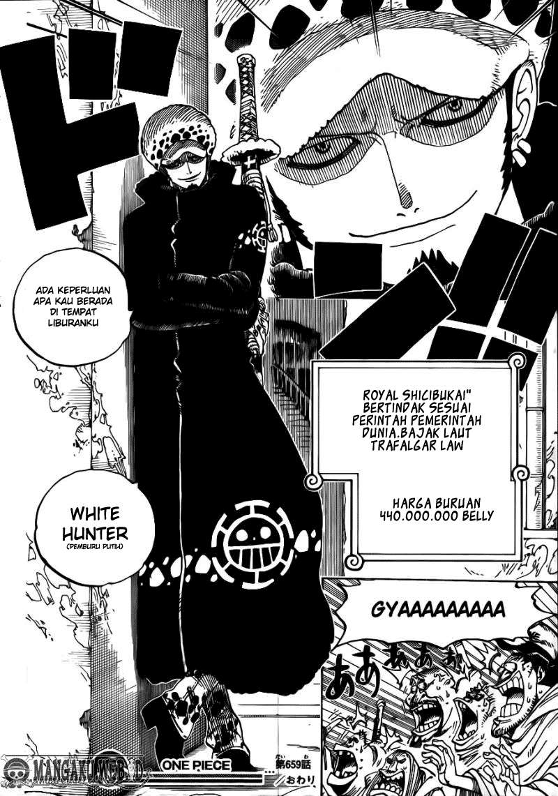 One Piece Chapter 659 Gambar 19