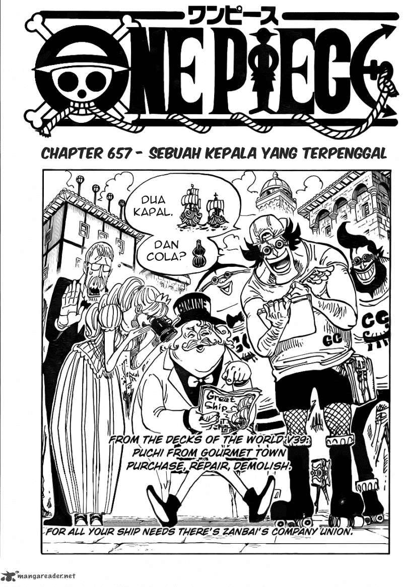 Baca Manga One Piece Chapter 657 Gambar 2