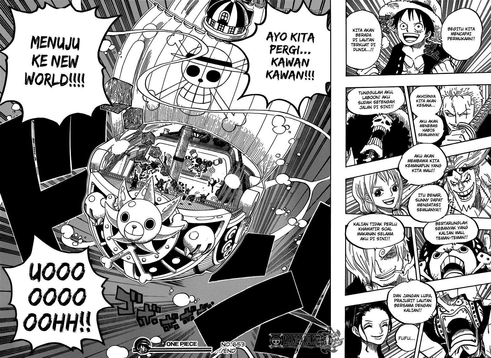 One Piece Chapter 653 Gambar 19