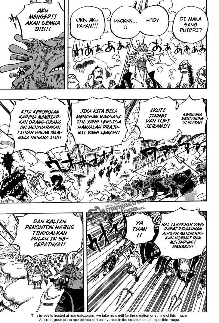 One Piece Chapter 642 Gambar 9