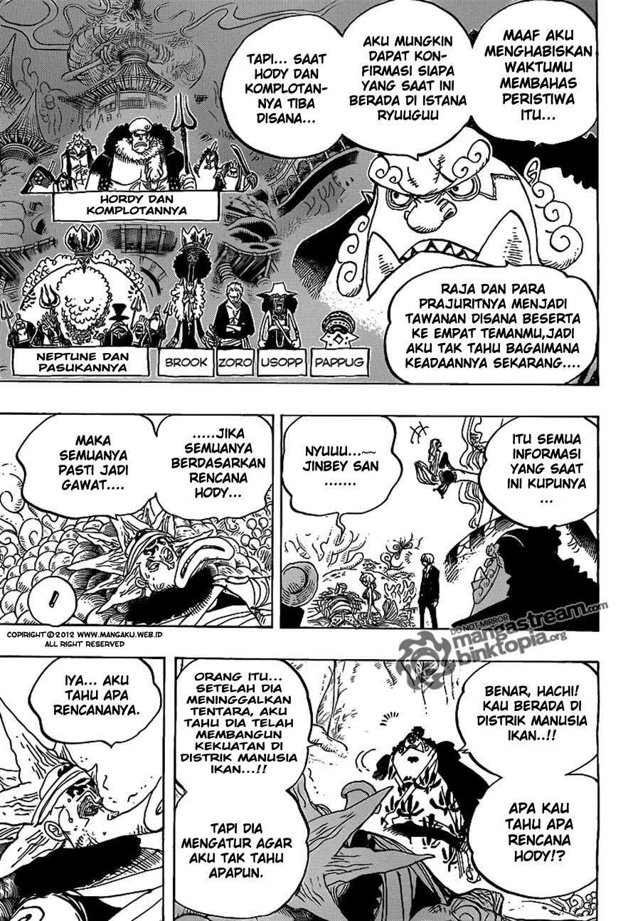 One Piece Chapter 627 Gambar 17
