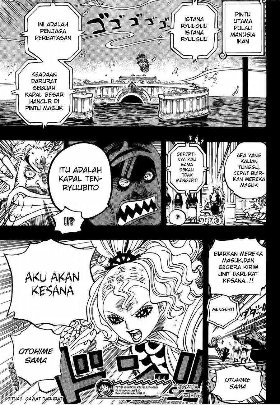 One Piece Chapter 624 Gambar 17