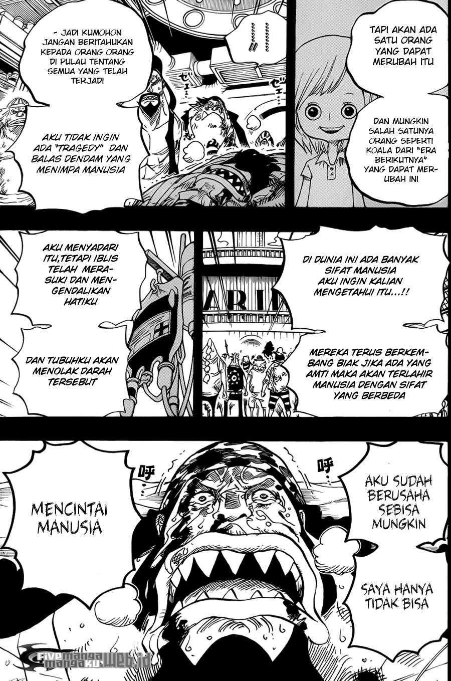 One Piece Chapter 623 Gambar 17