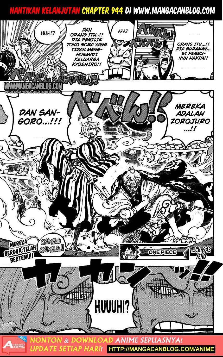 One Piece Chapter 943 Gambar 18