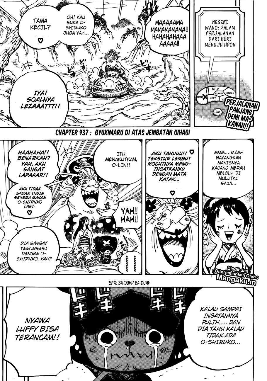 One Piece Chapter 937 Gambar 4