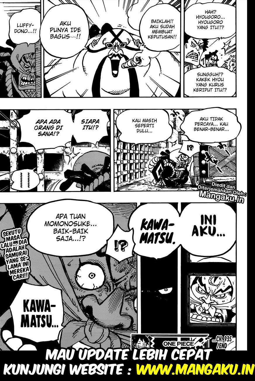 One Piece Chapter 935 Gambar 17