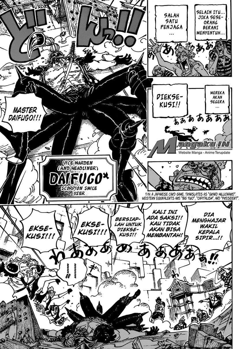 One Piece Chapter 935 Gambar 6