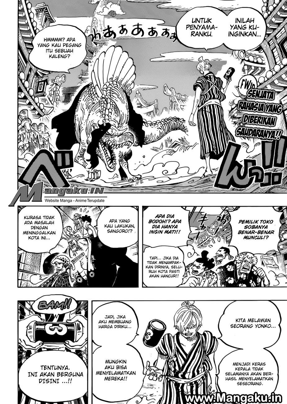 One Piece Chapter 931 Gambar 3