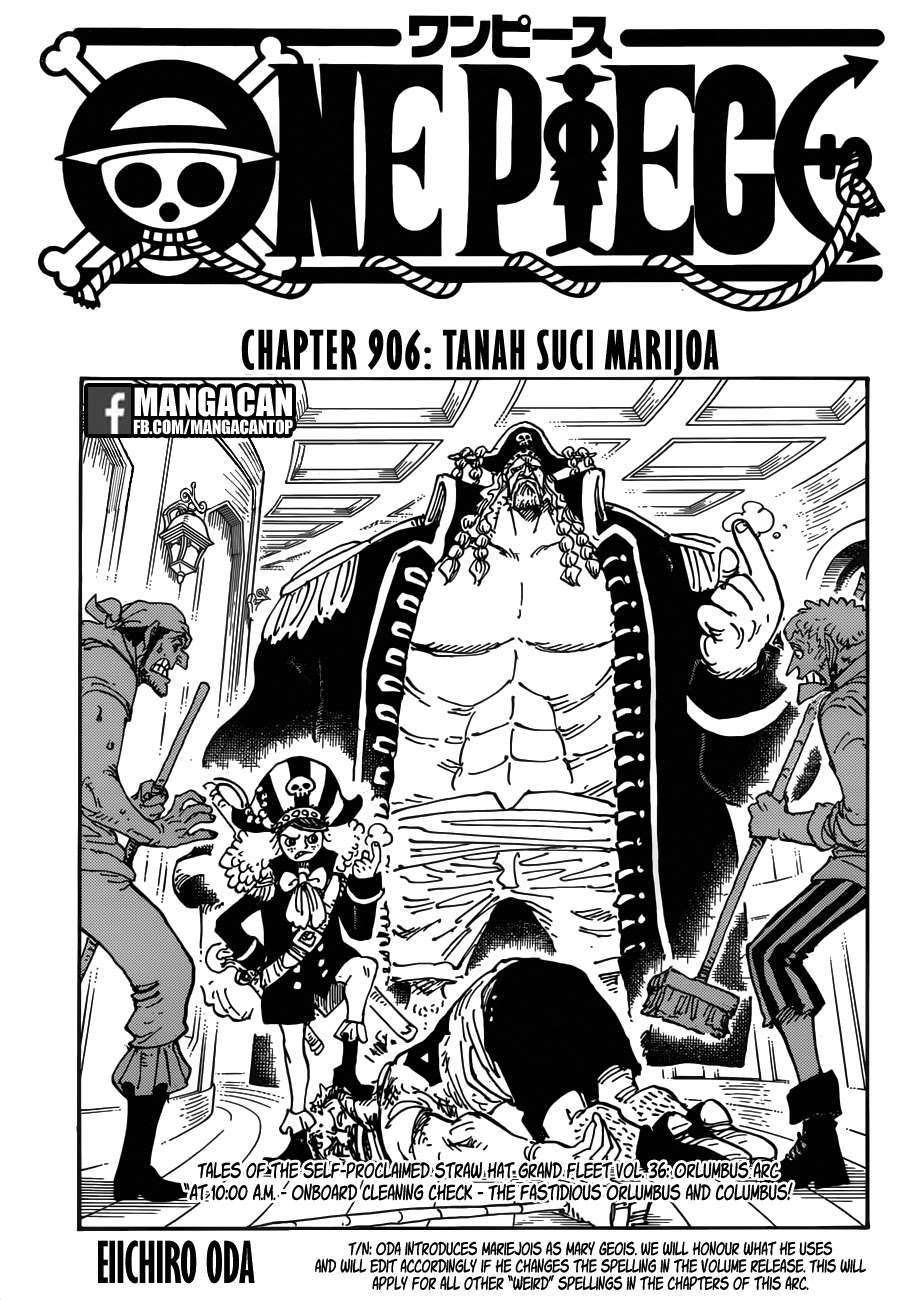 Baca Komik One Piece Chapter 906 Gambar 1