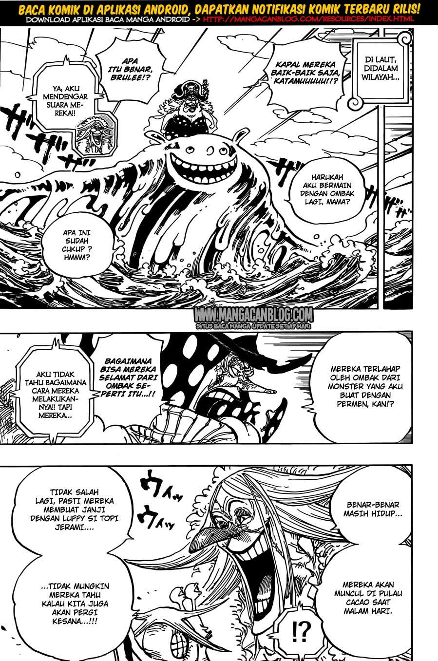 One Piece Chapter 882 Gambar 8
