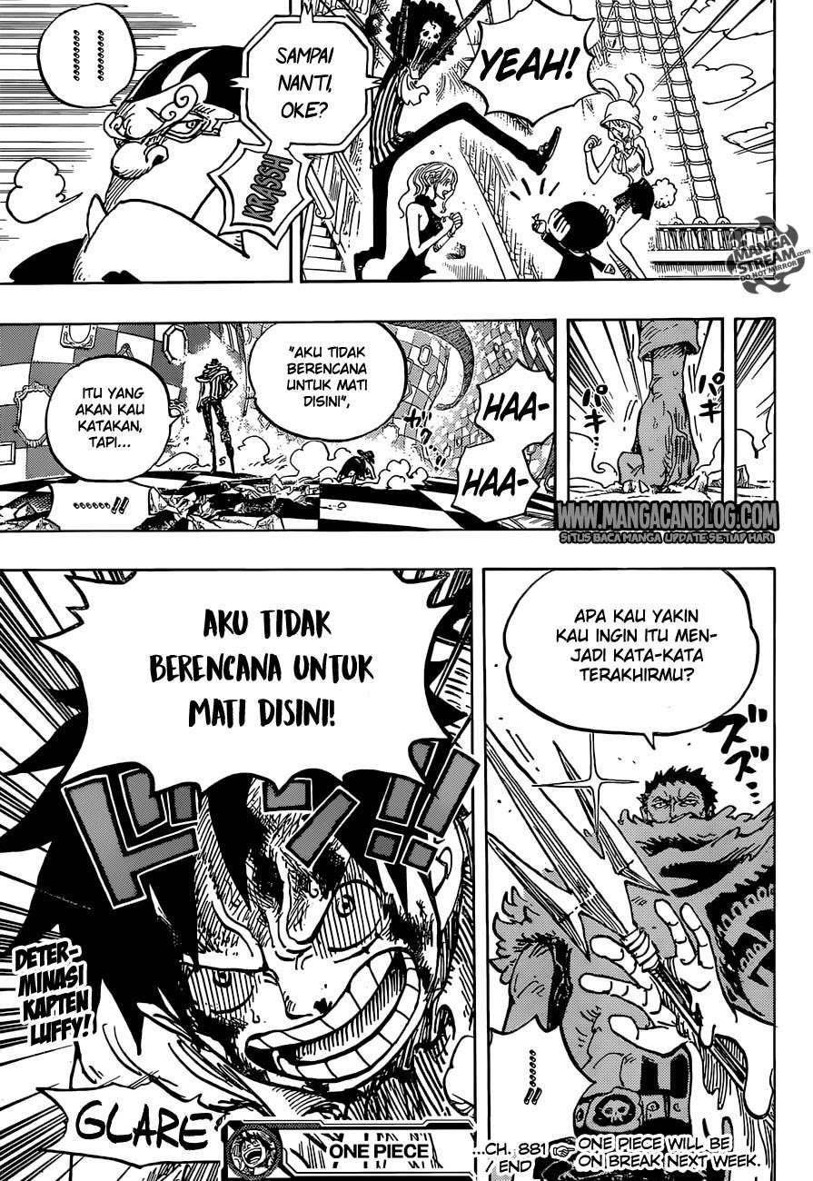 One Piece Chapter 881 Gambar 20