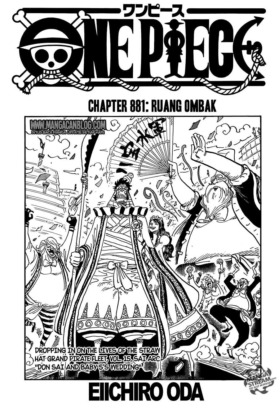 One Piece Chapter 881 Gambar 5