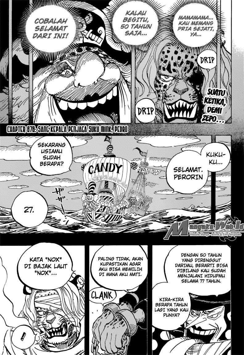 One Piece Chapter 878 Gambar 4