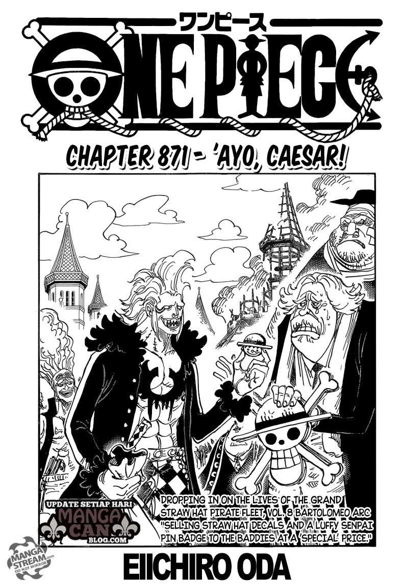 One Piece Chapter 871 1