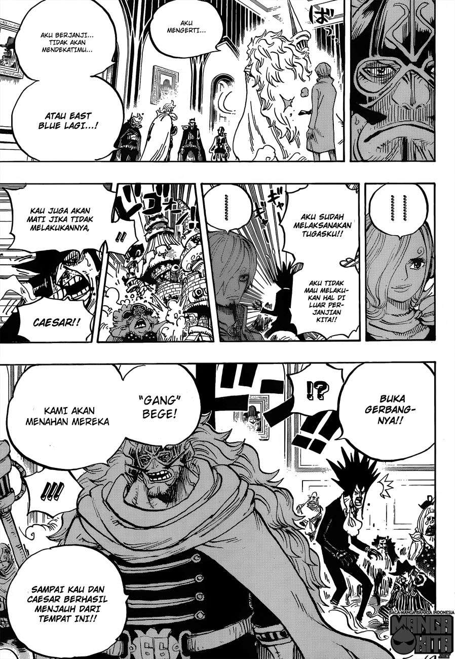 One Piece Chapter 870 Gambar 12