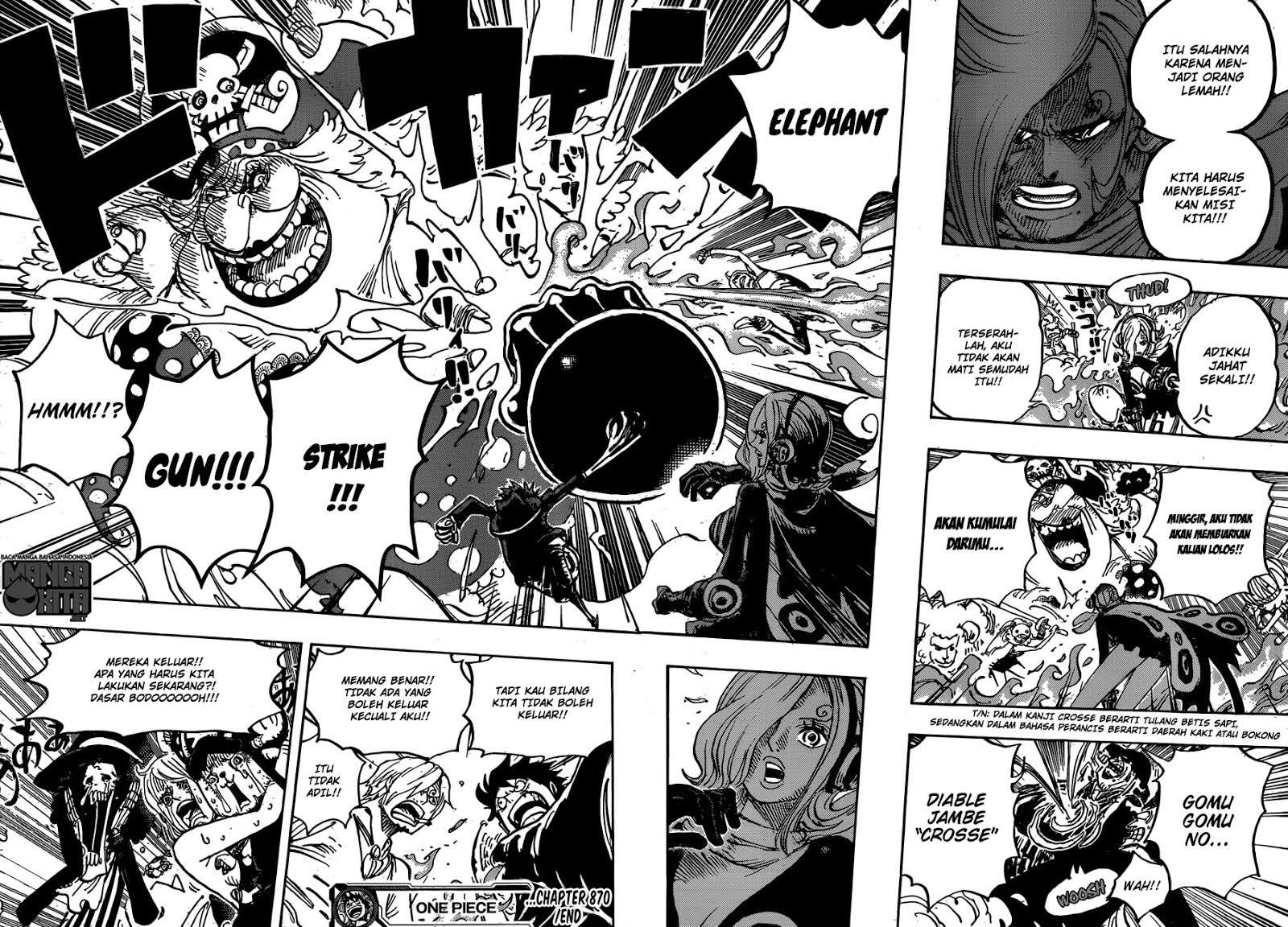 One Piece Chapter 870 Gambar 17