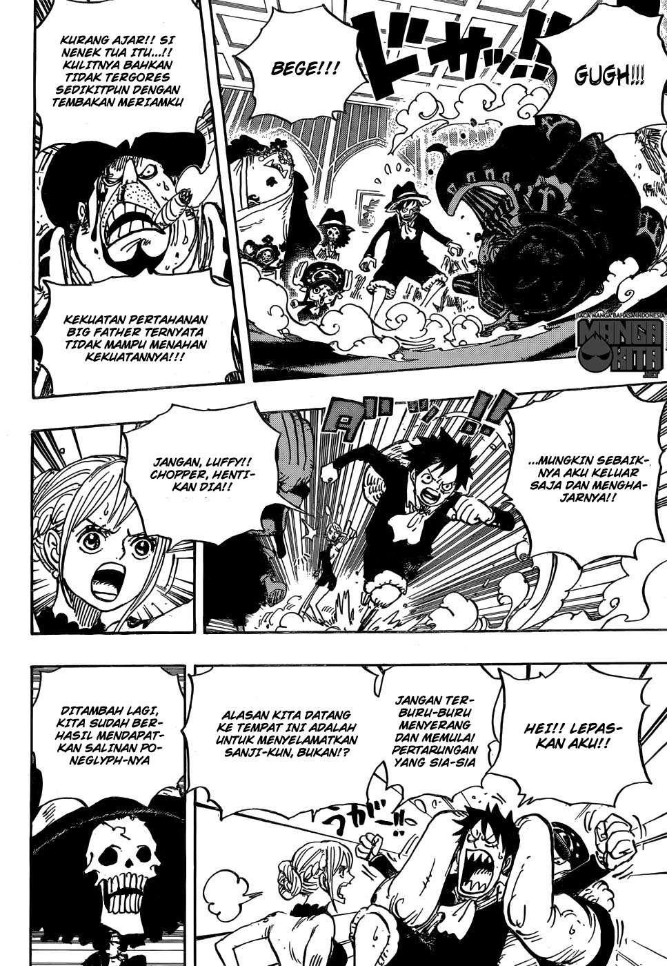 One Piece Chapter 870 Gambar 5