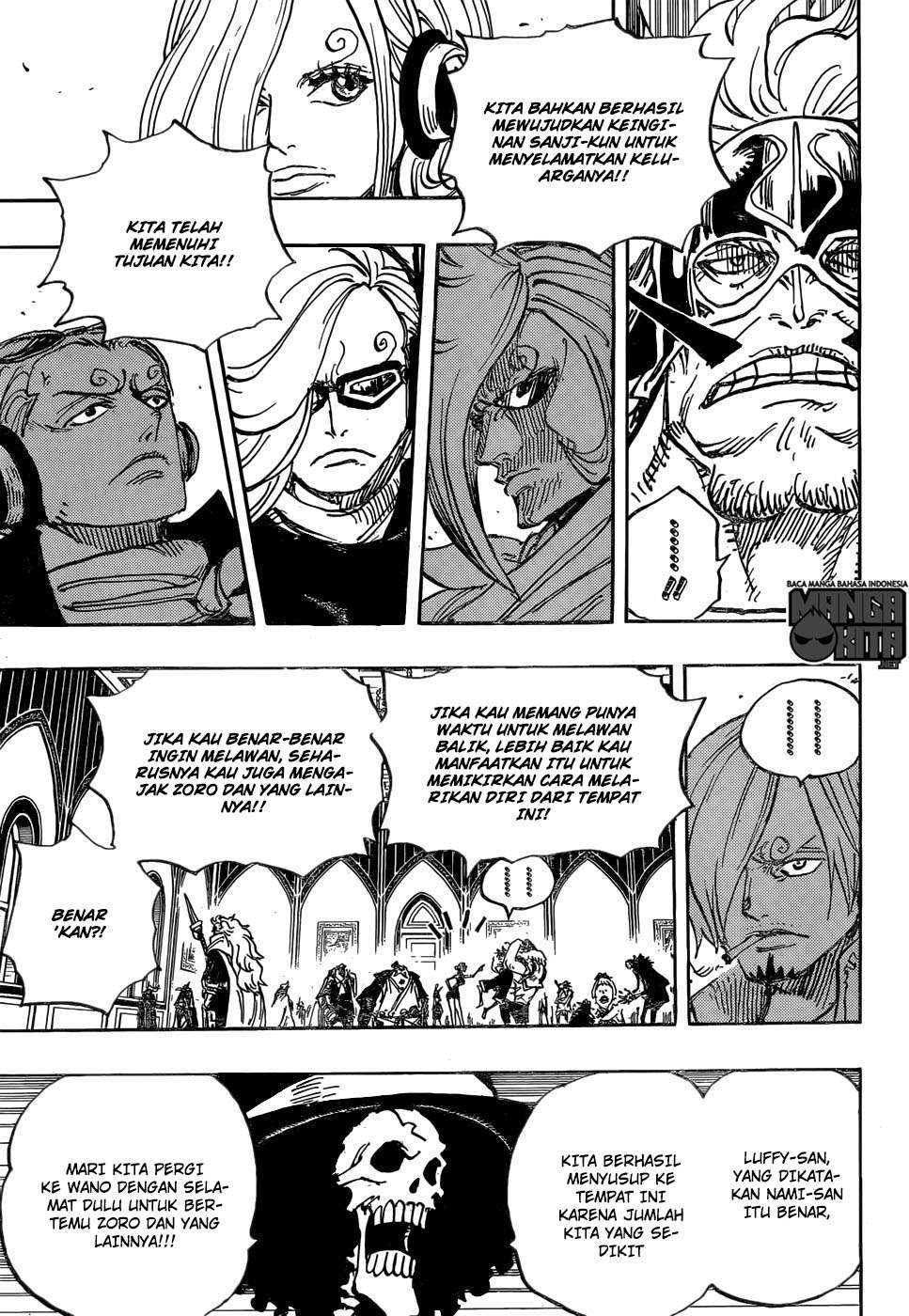 One Piece Chapter 870 Gambar 6
