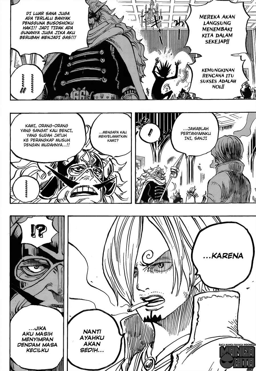 One Piece Chapter 870 Gambar 9