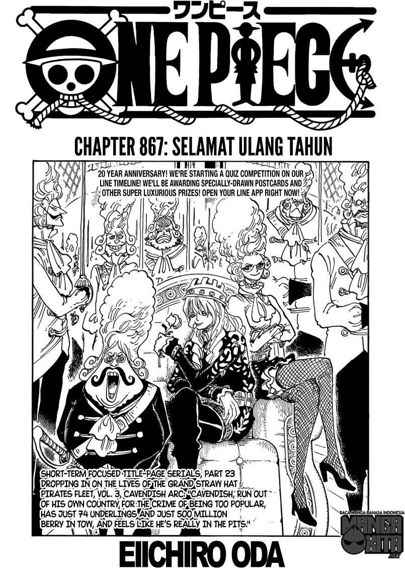 Baca Manga One Piece Chapter 867 Gambar 2