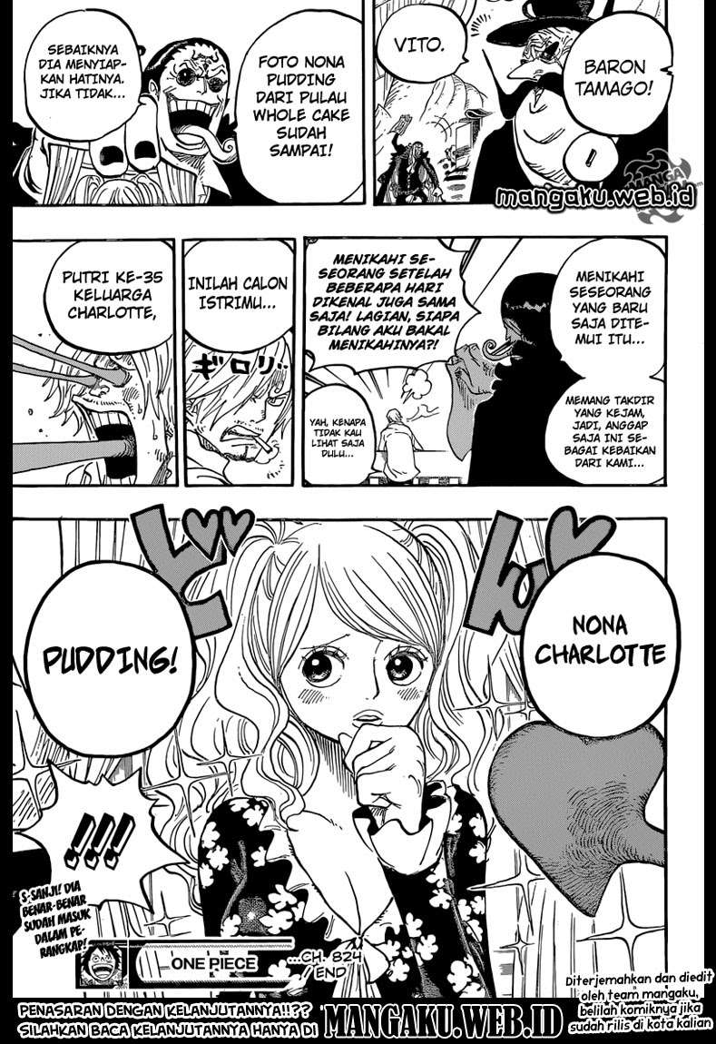 One Piece Chapter 824 Gambar 20