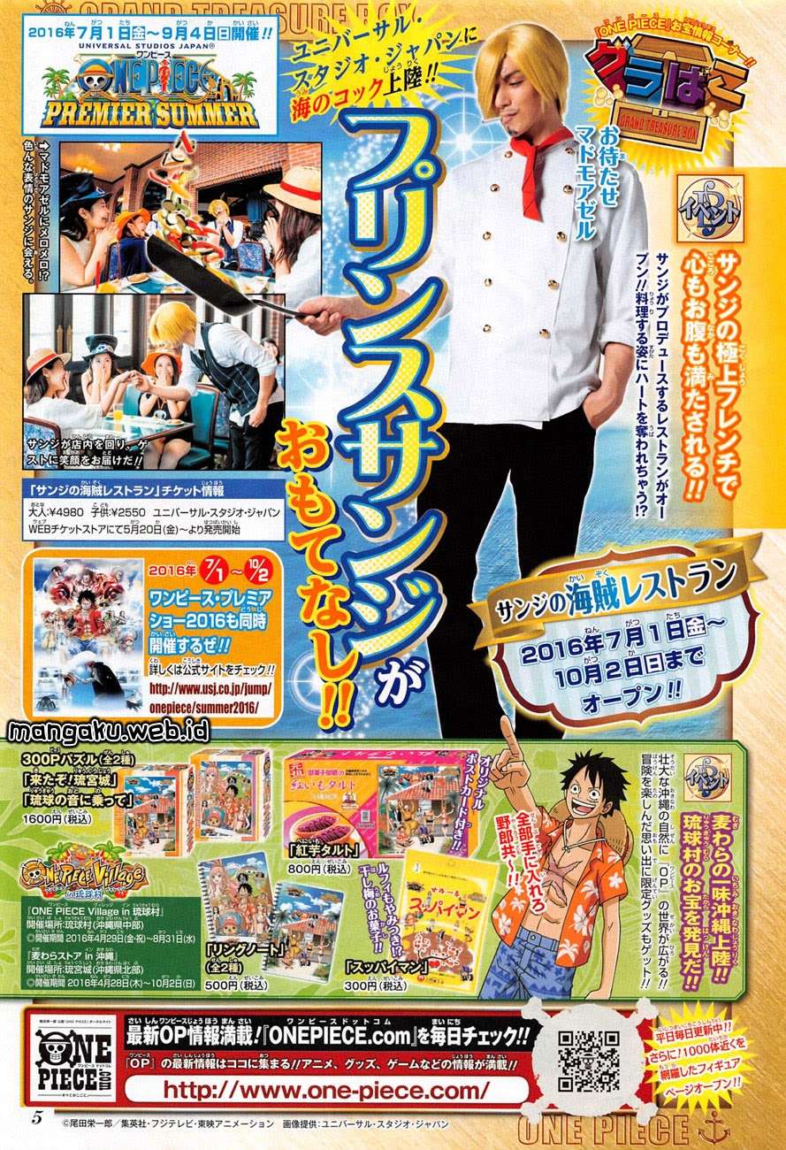 One Piece Chapter 824 Gambar 3