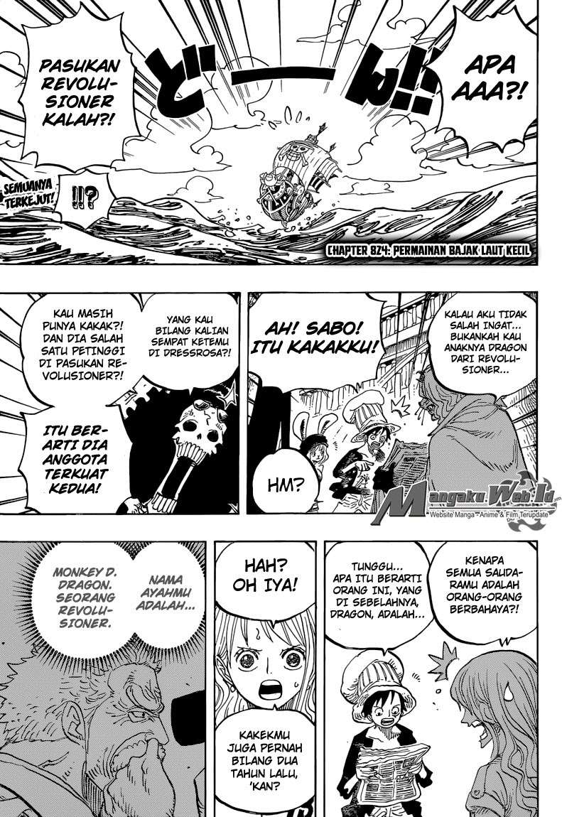 One Piece Chapter 824 Gambar 5