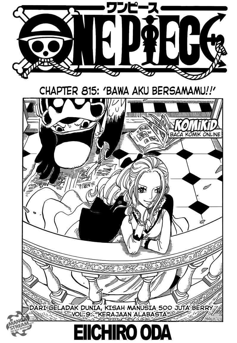 Baca Manga One Piece Chapter 815 Gambar 2