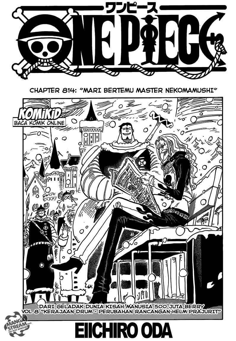 One Piece Chapter 814 Gambar 3