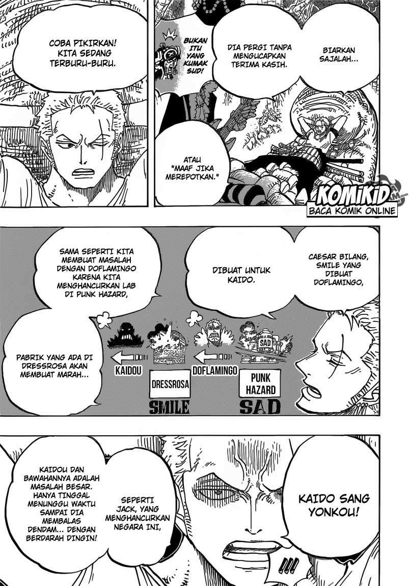One Piece Chapter 814 Gambar 9