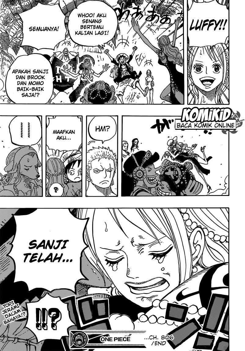 One Piece Chapter 806 Gambar 21