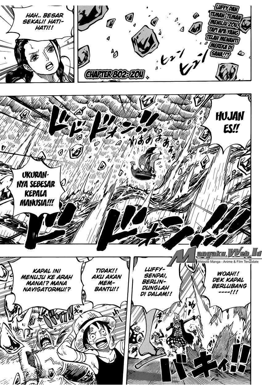 One Piece Chapter 802 Gambar 4