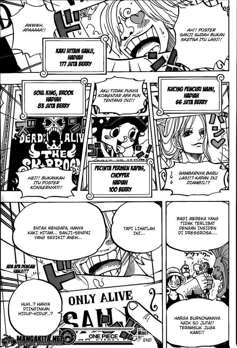 One Piece Chapter 801 Gambar 17
