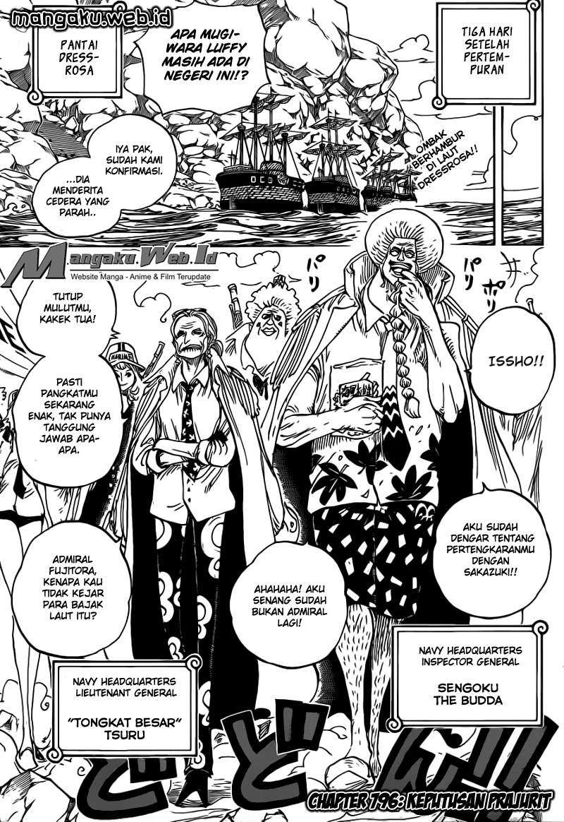 One Piece Chapter 796 Gambar 4